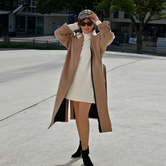 C&rsquo;est une certitude, le manteau beige est partout cet automne